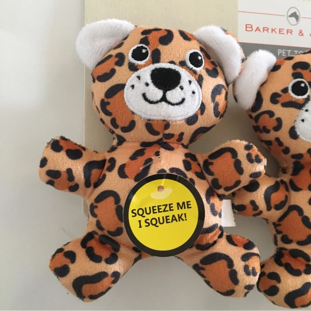 NEW Dog Toys 3 Mini Plush with Squeakers | Barker and Jane
